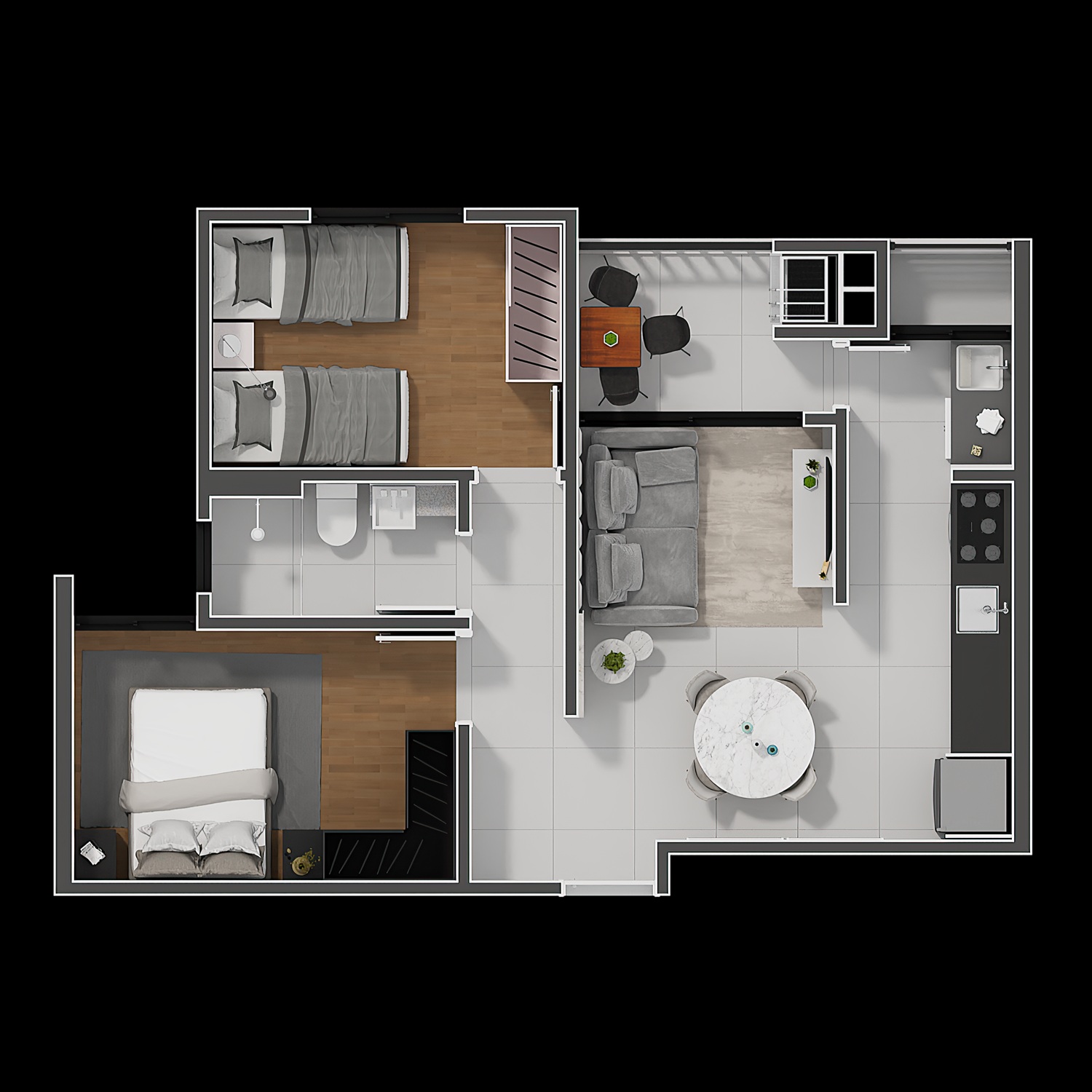 Planta -  - OC House Imob - Imóveis em Blumenau e Litoral Sul  de SC - Lançamentos - Oportunidades - Parcerias - By Priscila Mendonça CRECI 9015J