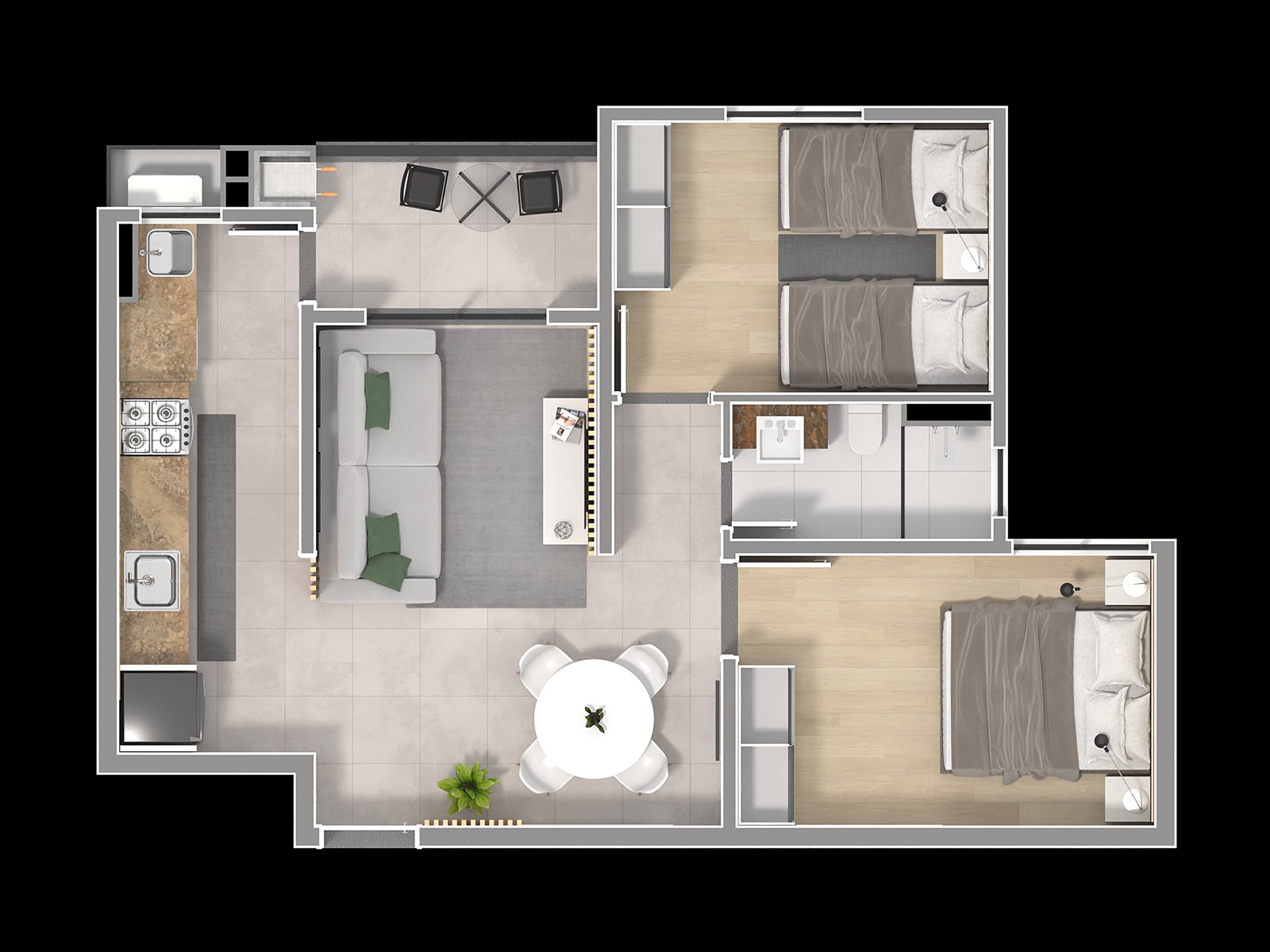 Planta -  - OC House Imob - Imóveis em Blumenau e Litoral Sul  de SC - Lançamentos - Oportunidades - Parcerias - By Priscila Mendonça CRECI 9015J